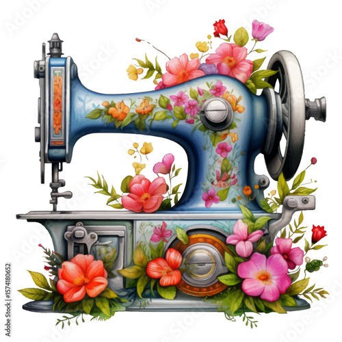 old sewing machine