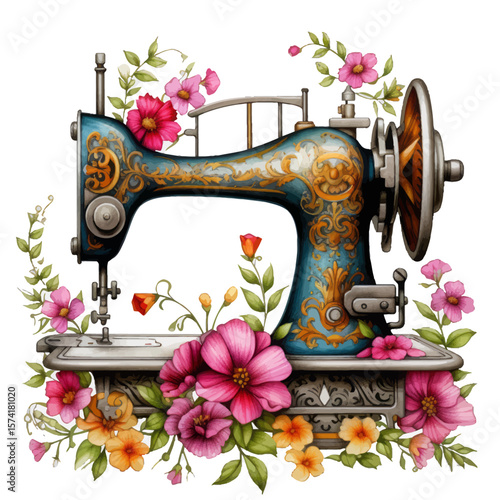 vintage sewing machine