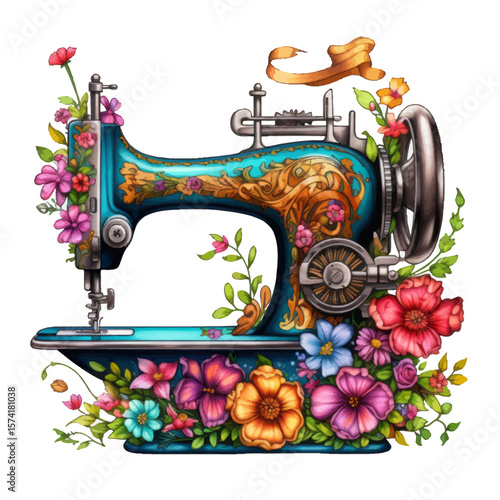 vintage sewing machine