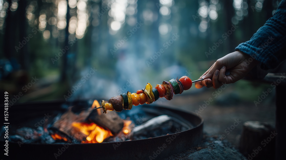 Fototapeta premium Vegetable Kebab
