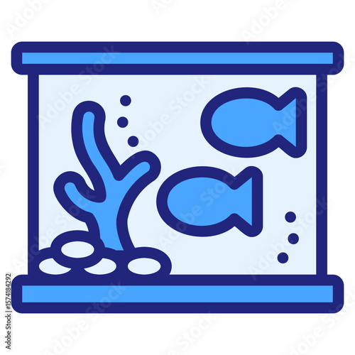 aquarium blue style icon