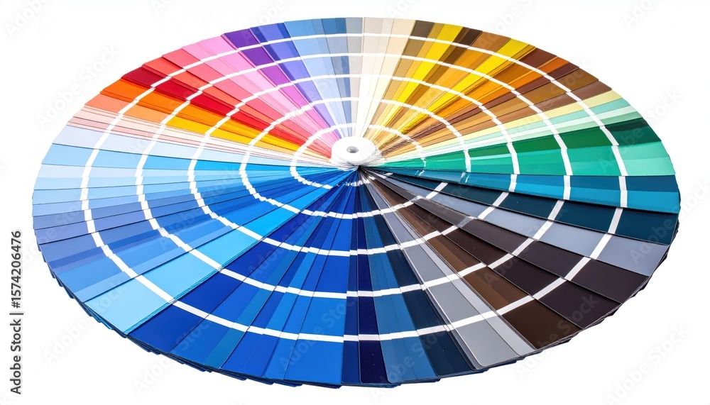 Obraz premium Circular color swatches