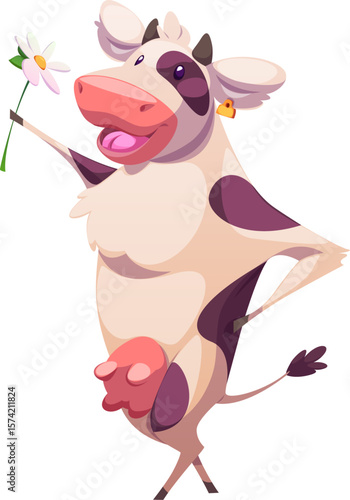 Cute Cow Cartoon