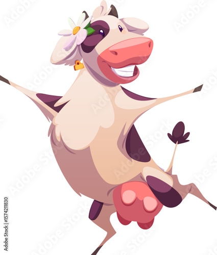 Cute Cow Character