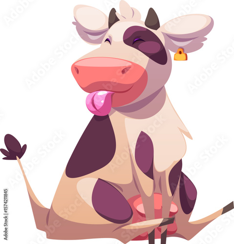 Cute Cow Character