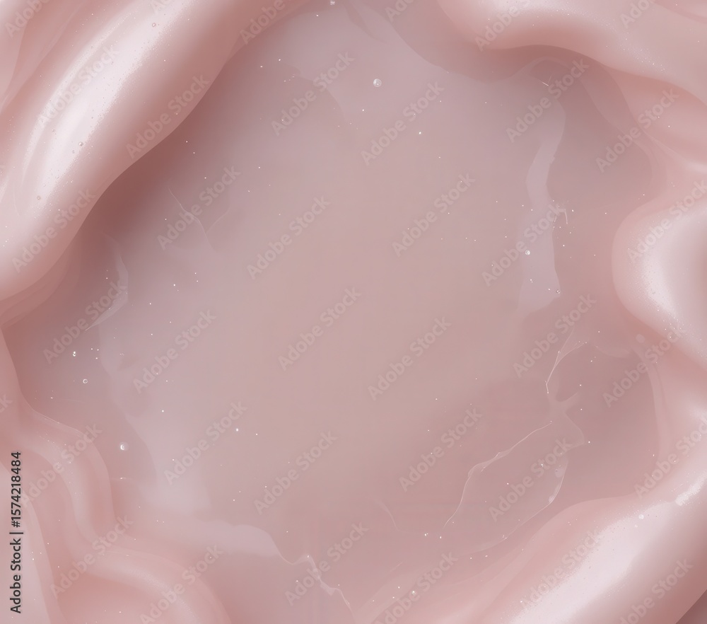 Fototapeta premium Rose Quartz Abstract Smooth, Pastel Pink Texture with Space for Custom Text Overlay