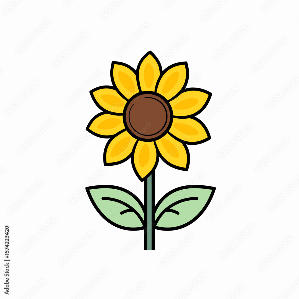 Radiant Sunflower Bloom: A Vibrant Floral Icon Radiant Sunflower Bloom: A Vibrant Floral Icon