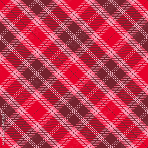 Tartan plaid seamless pattern for making dress, skirt, and other cloth