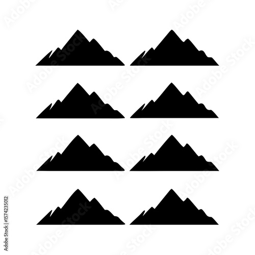Majestic mountain ranges and rolling hills hilltop