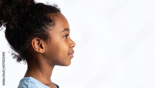 Child profile view, looking to side