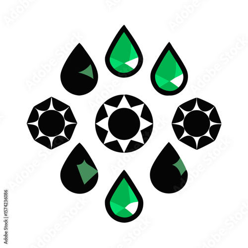Emerald Gemstone Collection jewel precious stone