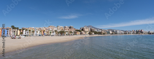 Villa joyosa, Spain beachfront panorama