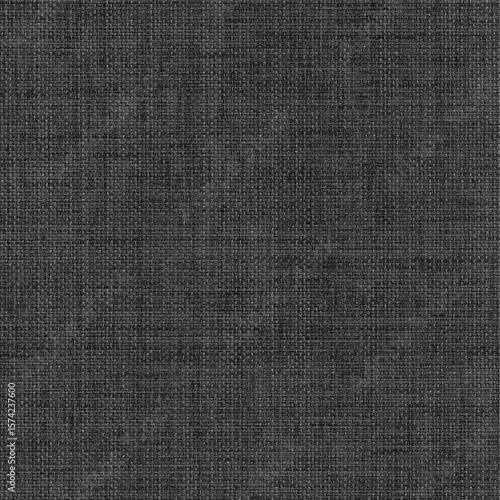 Dark gray linen fabric texture with soft threads and handwoven appearance.