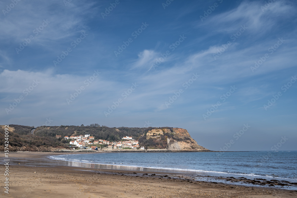 Fototapeta premium Runswick Bay North Yorkshire