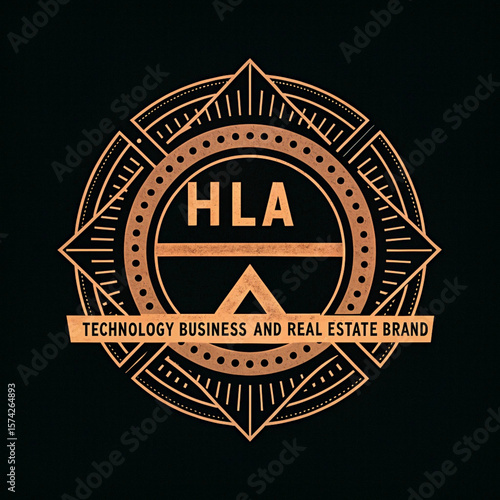 vector illustration of a vintage label with ribbon