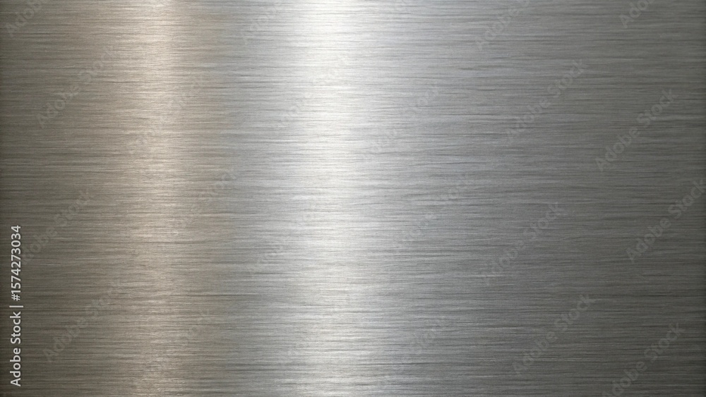 Brushed steel texture with a bright reflection Brushed steel texture with a bright reflection