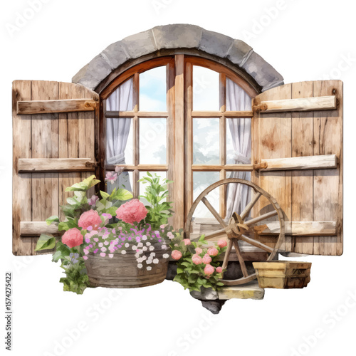 flower shop window
