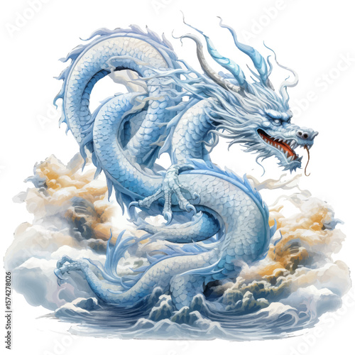 chinese dragon statue
