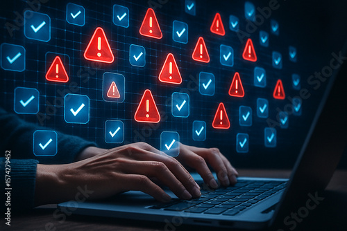 Cyber security risk assessment vulnerability management with threat detection and data protection online system