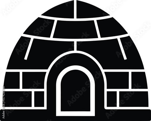 Igloo Arctic House Vector

