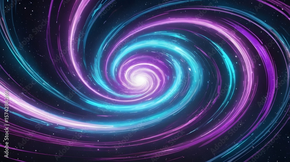 Purple glowing spiral abstract background. Fantasy fractal texture. Digital art. Purple glowing spiral abstract background. Fantasy fractal texture. Digital art.