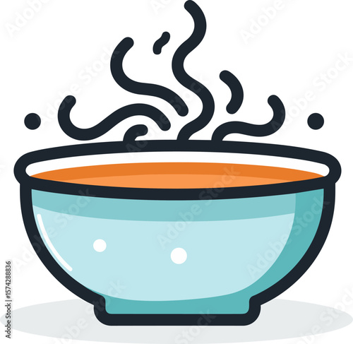 Steaming Bowl of Soup: A Delicious Culinary Icon