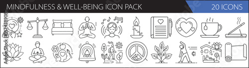 Mindfulness & Well-being Icon Pack