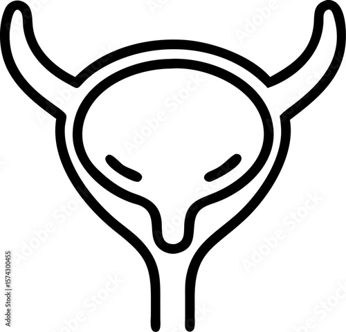 Funny cartoon vector bull head illustration with a happy, toothy smile design