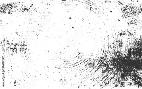Rubbed aged texture with a halftone raster pattern. vector texture threshold metal with scratches and cracks