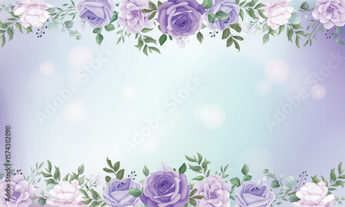 spring background with flowers