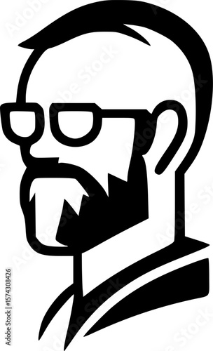 Teacher | Minimalist and Simple Silhouette - Vector illustration