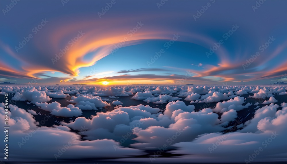 a breathtaking view of a cloud filled sky at sunset, viewed from an airplane window a breathtaking view of a cloud filled sky at sunset, viewed from an airplane window