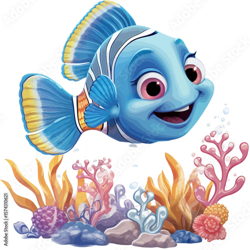 cute coral fish