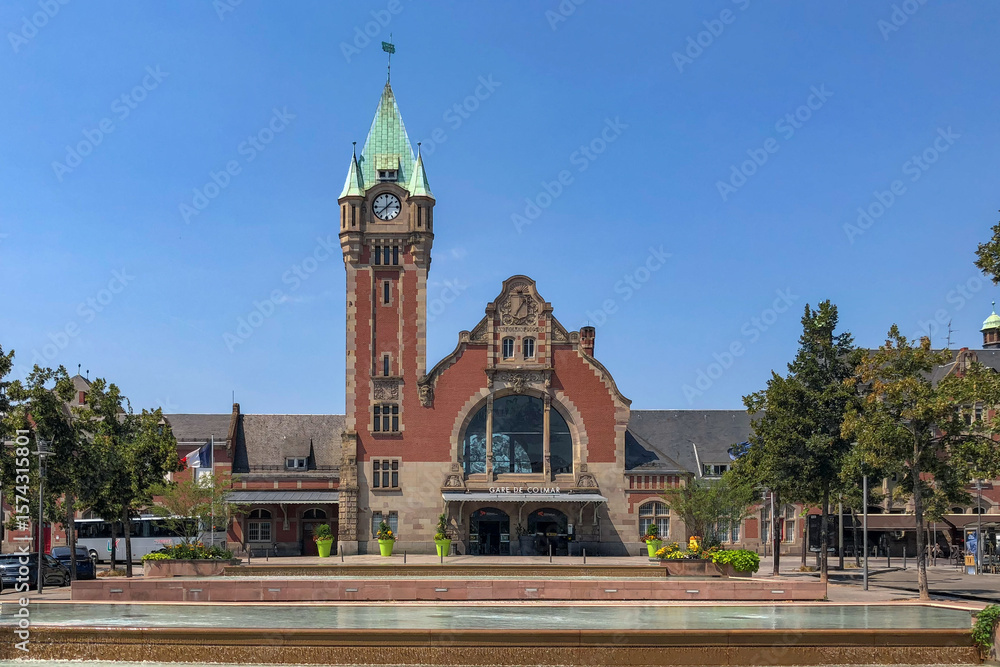 Fototapeta premium 世界周遊 フランスの美しい街コールマール