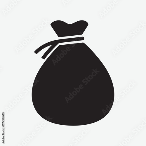 High-quality garbage bags vector silhouette set. Perfect for recycling, trash icons, waste bag clipart, and eco projects. Download and use in any design.