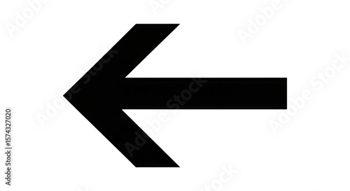 Free Download Leftward pointing arrow isolated on a transparent background - GFXLoad