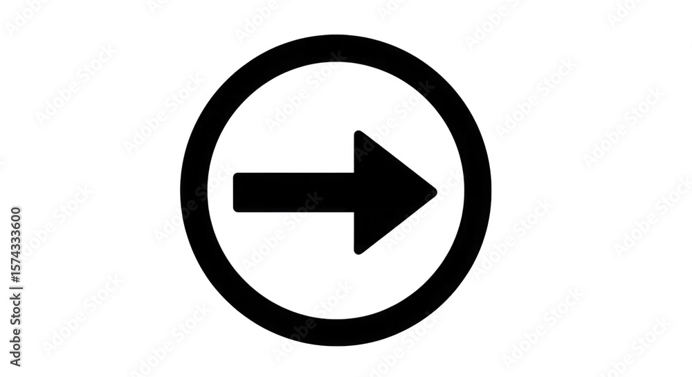 Right Arrow Icon isolated on a transparent background Right Arrow Icon isolated on a transparent background