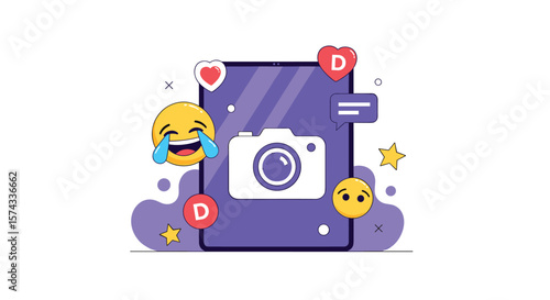 Digital Photography and Social Media Engagement Capturing Moments and Sharing Experiences Online Vibrant Visuals and Interactivity