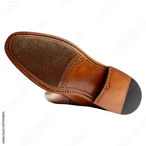 shoe bottom on white