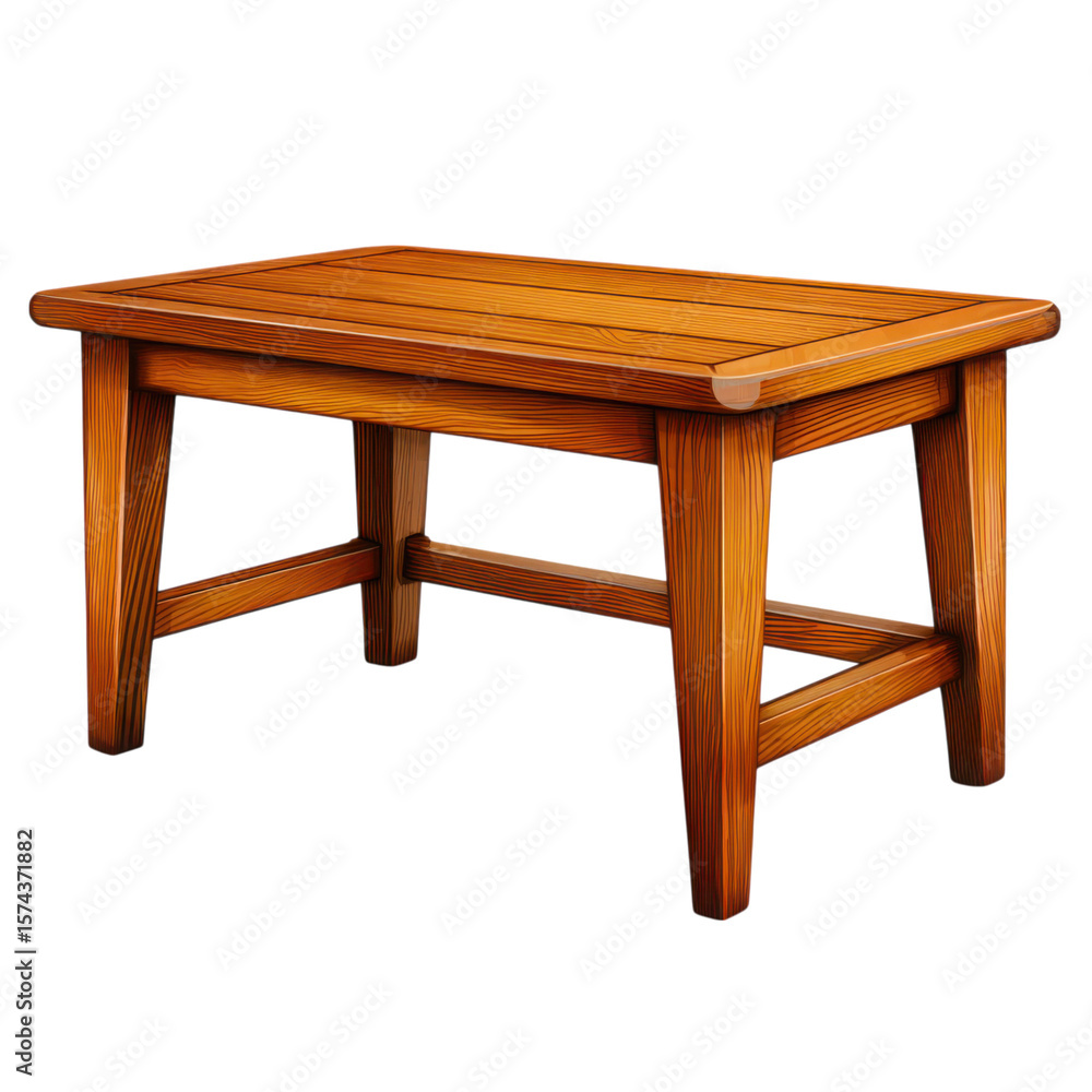 Wooden table with planked top wood grain furniture Wooden table with planked top wood grain furniture