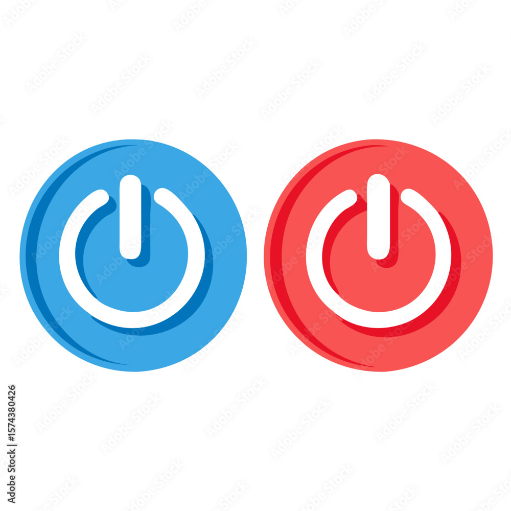 Power Icon Button Off Power Icon Button Off