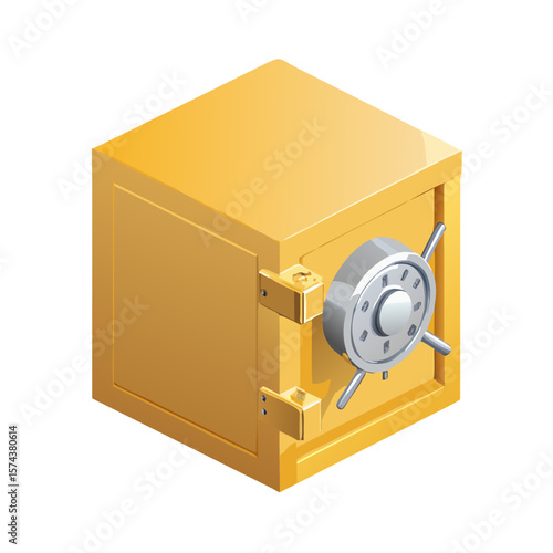 bank safe with combination lock