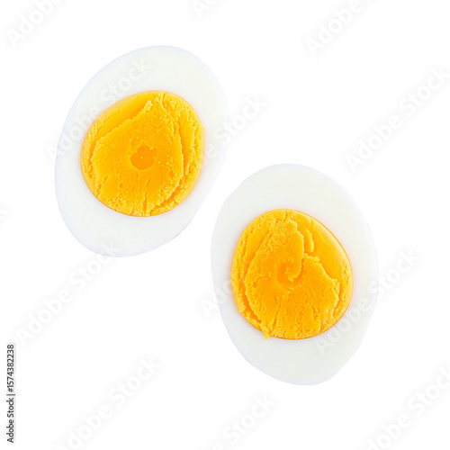 boiled egg isolated on transparent background, png