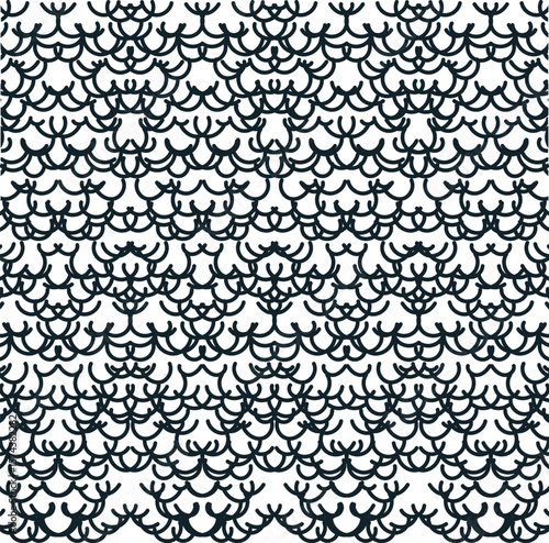 Rounded, branched elements form a dense texture or mesh.