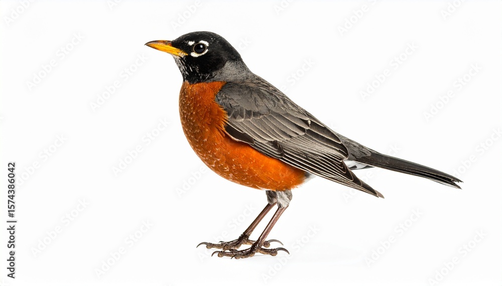 Obraz premium bird on the white 