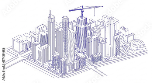 City Infrastructure Under Construction