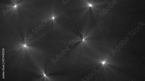 Paparazzi and stardom Sports arena or fashion Stock video with bright flashes.  Photo Camera flash photography on black background.