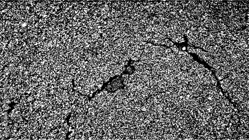 Cracked asphalt road texture