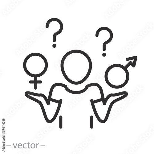 gender question icon