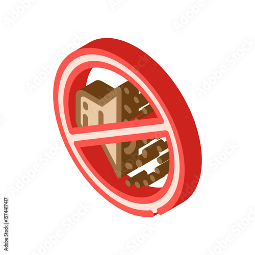 noise reduction isometric icon vector illustration